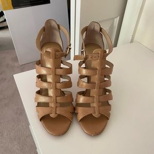 Antonio Melani Nude Strappy Heels